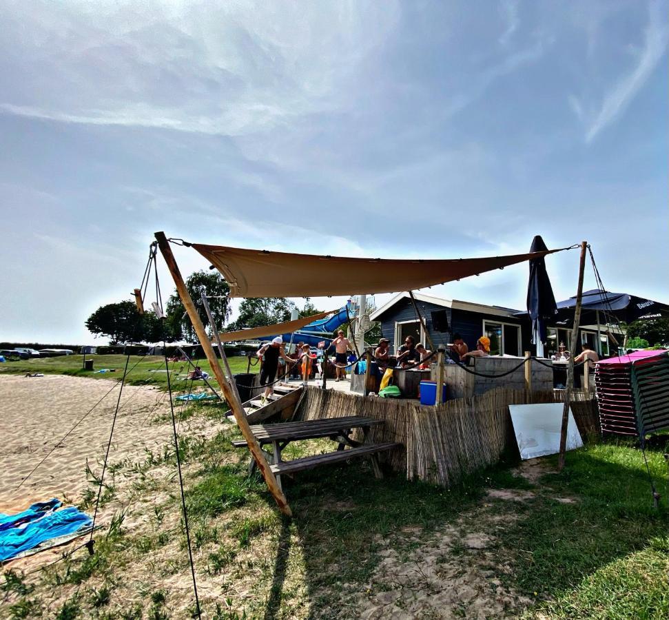 Ferienhaus Luxchalet #Vaju Lathum# Am See, Strand, Pool, Nationalpark Dış mekan fotoğraf